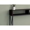 Monarch Specialties Accent Table - 48"L / Espresso / Black Metal Hall Console I 3574 - alternate 4